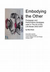 Research paper thumbnail of The Art of the Life-Model at Leeds Art Gallery- pedagogic and performative strategies in community arts education, A.