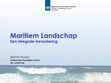 Research paper thumbnail of Maritiem Landschap, een inleiding