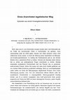 Research paper thumbnail of Eines Anarchisten legalistischer Weg