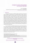 Research paper thumbnail of Investigación empírica del aprendizaje con simulación telemática