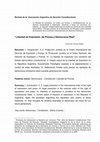 Research paper thumbnail of “Libertad de Expresión, de Prensa y Democracia Real”.