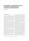 Research paper thumbnail of Archeomed: un laboratorio virtual de ciencia y tecnología para la Arqueología Subacuática