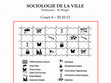 Research paper thumbnail of Sociologie de la ville (2014) - Cours n°6 - De l'Ecole de Chicago à l'Ecole de Los Angeles - VI. L.A. : les restructurations de la ville post-moderne (M. Davis, E. Soja, M. Dear)