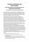 Research paper thumbnail of Formen und Räume der Intervention: Vom Kolonialismus zum Peacekeeping, von Namibia bis Griechenland BA seminar University of Duisburg