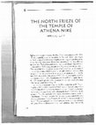 Research paper thumbnail of Schultz ("The north frieze of the temple of Athena Nike." AADPW [2009] 128-167)