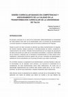 Research paper thumbnail of DISEÑO CURRICULAR BASADO EN COMPETENCIAS Y ASEGURAMIENTO DE LA CALIDAD EN LA TRANSFORMACIÓN CURRICULAR DE LA UNIVERSIDAD DE TALCA