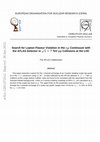 Research paper thumbnail of Search for lepton flavour violation in the $e\mu$ continuum with the ATLAS detector in $\sqrt{s}$ = 7 TeV pp collisions at the LHC