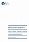 Research paper thumbnail of Métodos Quantitativos I