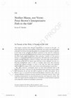 Research paper thumbnail of  “Neither Mauss nor Veyne? Peter Brown’s Interpretative Path to the Gift.” 