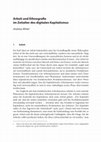 Research paper thumbnail of Arbeit und Ethnographie im Zeitalter des digitalen Kapitalismus