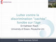 Research paper thumbnail of Lutter contre la discrimination "cachée" fondée sur l'âge