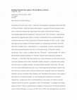 Research paper thumbnail of Book Review: Sandra Soto's Reading Chican@ like a Queer. The De-mastery of Desire