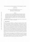 Research paper thumbnail of On the general governing equations of electromagnetic acoustic transducers