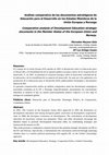 Research paper thumbnail of Análisis comparativo de los documentos estratégicos de Educación para el Desarrollo en los Estados Miembros de la  Unión Europea y Noruega