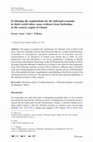 Research paper thumbnail of Evaluating the explanations for the informal economy in third world cities: some evidence from Koforidua in the eastern region of Ghana