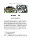 Research paper thumbnail of Hindu Law in Theory and Practice