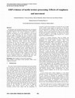 Research paper thumbnail of ERP evidence of tactile texture processing: Effects of roughness and movement