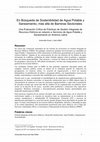 Research paper thumbnail of En Búsqueda de Sostenibilidad de Agua Potable y Saneamiento, más allá de Barreras Sectoriales