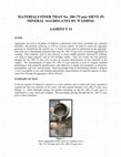 Research paper thumbnail of MATERIALS FINER THAN No. 200 (75 µm) SIEVE IN  MINERAL AGGREGATES BY WASHING    AASHTO  T11 