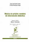 Research paper thumbnail of Música en prisión: modelos de intervención didáctica