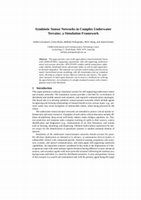 Research paper thumbnail of Symbiotic Sensor Networks In Complex Underwater Terrains: A Simulation Framework