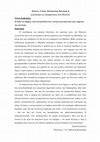 Research paper thumbnail of Περίληψη Εισήγησης: "Η θέση του Ομήρου στην ιδανική Πολιτεία: γνώση και μεταφυσική στην υπηρεσία της πολιτικής"