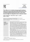 Research paper thumbnail of The Effect of a 3-methacryloxypropyltrimethoxysilane and Vinyltriisopropoxysilane Blend and Tris(3-methoxysilylpropyl)isocyanurate on the Shear Bond Strength of Composite Resin to Titanium Metal. 