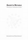 Research paper thumbnail of L'ipoteca giudiziale in materia di separazione e divorzio, in Gazzetta Notarile. Rivista per il Notariato d’Italia n. 10/12, Ottobre/Dicembre 2012, anno XXXVII, pp. 507-517.