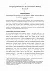 Research paper thumbnail of Conspiracy Theories and the Conventional Wisdom Revisited 