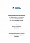 Research paper thumbnail of PhD Thesis: Characterisation and optimisation of the mechanical performance of plant fibre composites for structural applications