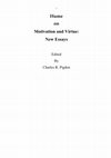 Research paper thumbnail of ‘Introduction’  to Pigden, Charles R ed. (2009) Hume on Motivation and Virtue, Houndmills, Palgrave, Macmillan