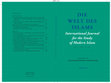 Research paper thumbnail of (ed.) Die Welt des Islams: Special Theme Issue on Transnational Jihad Ideologues of Palestinian Origin (2013)