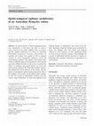 Research paper thumbnail of Spatio-temporal vigilance architecture of an Australian flying-fox colony