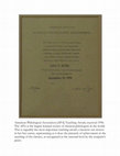 Research paper thumbnail of American Philological Association [APA] Teaching Award, received 1996.