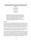 Research paper thumbnail of The Mediation of Technological Pedagogical Content Knowledge in a Global Online Community of Practice: A Case of In-service English Language Teachers