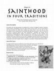 Research paper thumbnail of Sainthood in Four Traditions