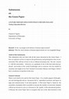 Research paper thumbnail of Submission on the Tertiary Education Review White Paper