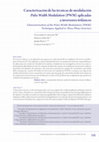 Research paper thumbnail of Caracterización de las Técnicas de Modulación PWM aplicadas a Inversores Trifásicos