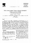 Research paper thumbnail of Effects of environmental factors on the shoot development of Quercus petraea seedlings A methodological approach