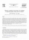 Research paper thumbnail of Obsessive compulsive font disorder': the challenge of supporting pupils writing with the computer