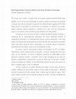 Research paper thumbnail of Ruth Irupé Sanabria: la poesía militante como forma de habitar el desarraigo 