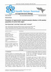 Research paper thumbnail of Prevalence of opportunistic intestinal parasite infection in HIV positive population of central India region