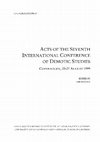 Research paper thumbnail of K. Ryholt (ed.), Acts of the Seventh International Conference of Demotic Studies. CNI Publications 27. Copenhagen: Museum Tusculanum Press, 2002. ix + 401 pages, 16 plates