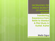 Research paper thumbnail of Increasing the Urban Mobility of Migrant Women: Transferring Experience from Berlin to Istanbul – a Pilot Study in Kurfalı, Kartal, Istanbul