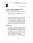 Research paper thumbnail of Assessing Immigrant Assimilation: New Empirical and Theoretical Challenges