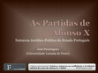 Research paper thumbnail of As Partidas de Afonso X e a Natureza Jurídico-Política do Estado Português - Seminário Internacional “NATURA E NATUREZA NA LITERATURA ALFONSINA (SÉCULOS XIII-XIV)”