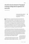 Research paper thumbnail of 2013 Où sont les restes du communisme ? : Recyclage de la mémoire soviétique dans les expositions et les oeuvres d’art