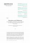 Research paper thumbnail of Discipline and Difference: An Event Report on Silent Spring - Chemical, Biological and Technological Visions of the post-1945 Environment