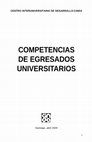 Research paper thumbnail of Competencias de Egresados Universitarios