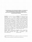 Research paper thumbnail of Las Declaraciones de los Derechos de la Mujer y la Ciudadana de 1791 y de Independencia de Haití de 1804 en el proceso de positivización de los derechos fundamentales. Aportes desde el constitucionalismo feminista